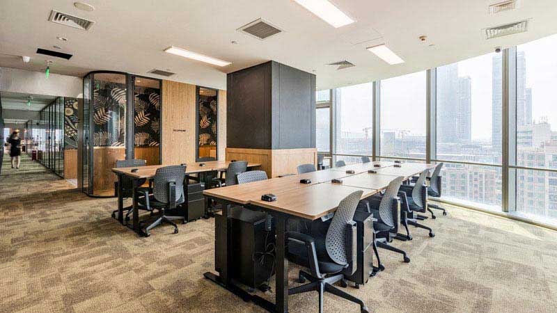 現(xiàn)代工業(yè)風(fēng)辦公室工作區(qū)