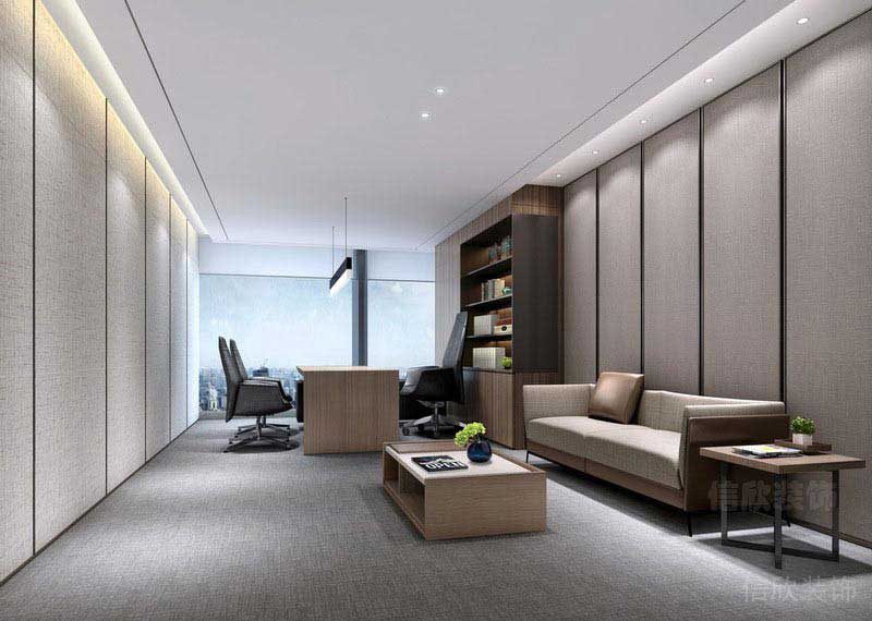 現(xiàn)代簡約辦公室主管室