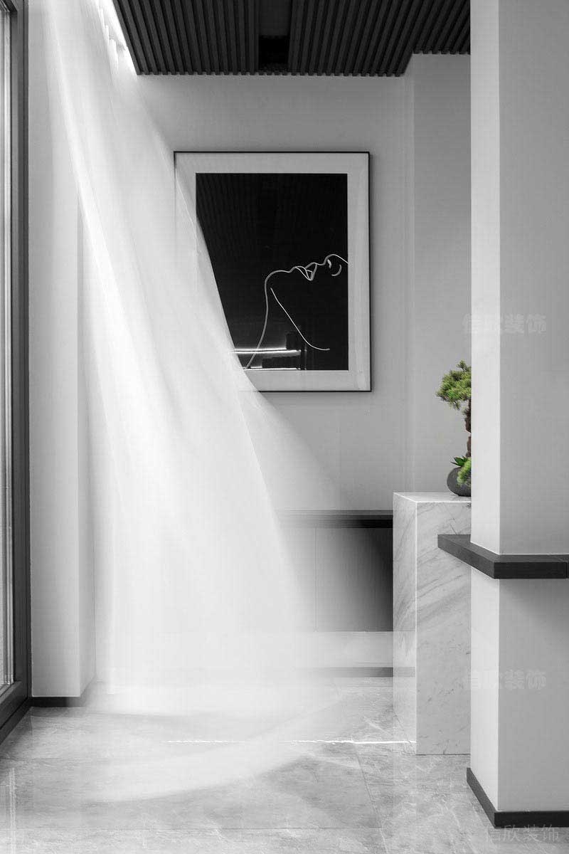 現(xiàn)代簡(jiǎn)約風(fēng)格別墅走道