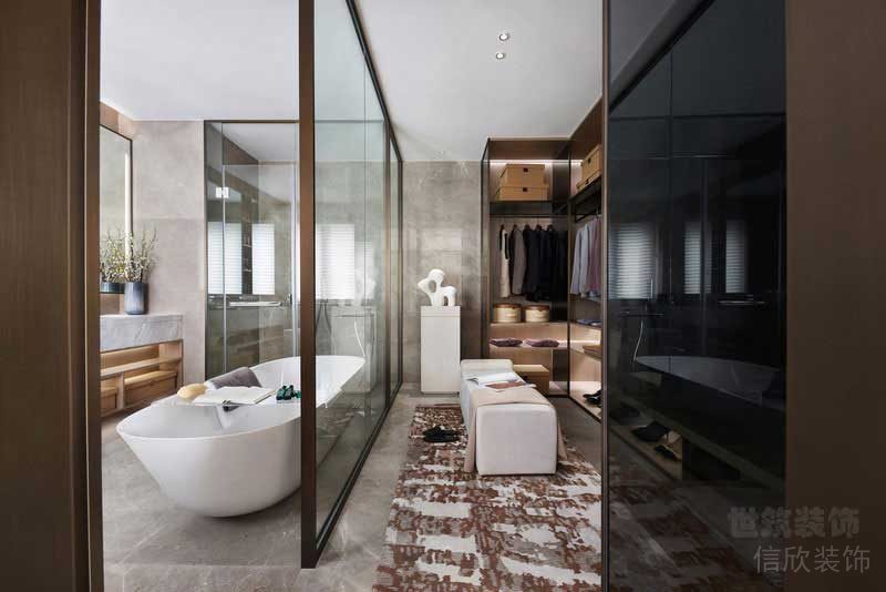 現(xiàn)代輕奢風(fēng)格樣板間衣帽間