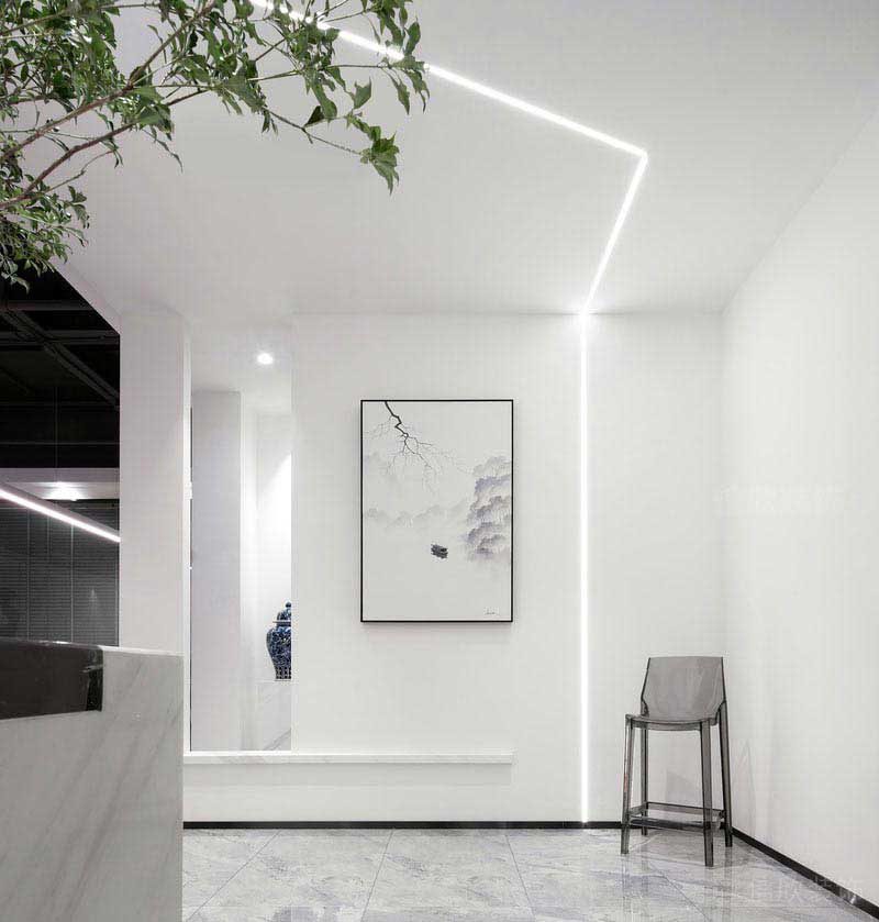 現(xiàn)代清新風辦公室門廊