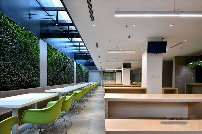 現(xiàn)代清新風(fēng)辦公室職工用餐區(qū)