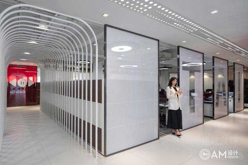 現(xiàn)代時尚風辦公室半開放工作區(qū)