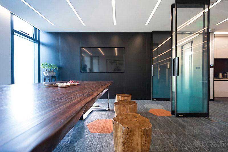 現(xiàn)代中式辦公室商務(wù)會(huì)議室