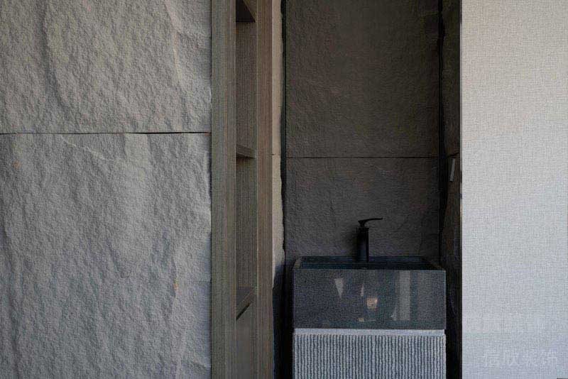 現(xiàn)代中式風(fēng)格辦公空間洗手臺(tái)