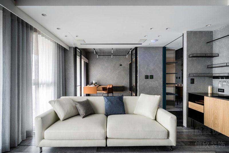 新居北歐風(fēng)沙發(fā)背景墻效果圖