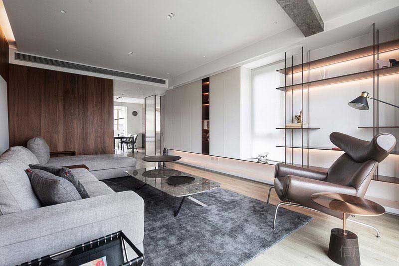 新居現(xiàn)代簡約風(fēng)電視背景墻效果圖 (2)