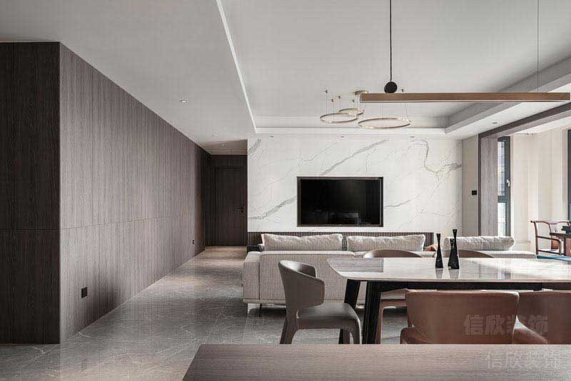 新局現(xiàn)代簡約風(fēng)客餐廳效果圖