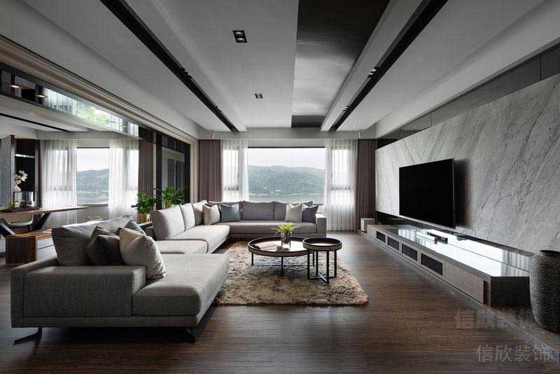 新居現(xiàn)代簡(jiǎn)約風(fēng)客廳效果圖(2)