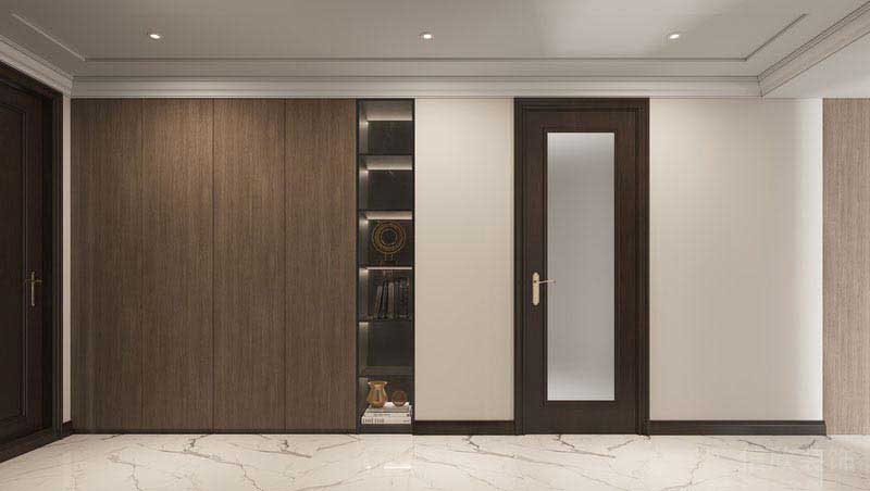 新居現(xiàn)代簡約風(fēng)嵌入式鞋柜效果圖