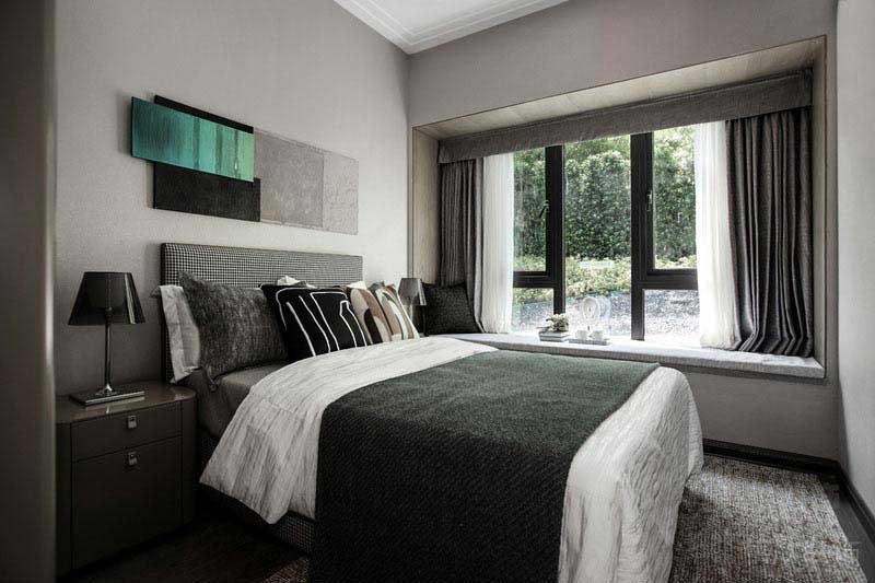 新居現(xiàn)代簡(jiǎn)約風(fēng)臥室效果圖 (4)