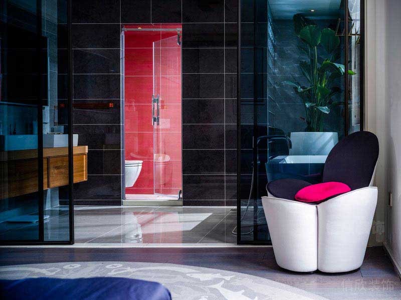 新居現(xiàn)代簡(jiǎn)約風(fēng)浴室效果圖