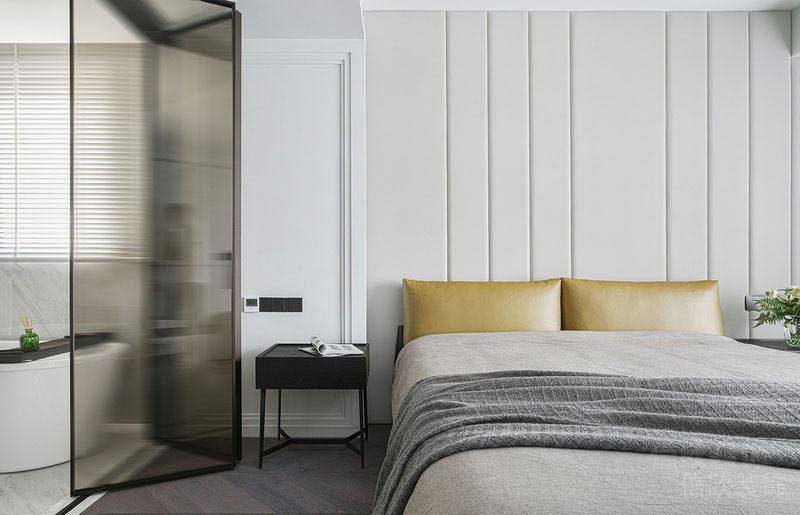 新居現(xiàn)代簡約風(fēng)主臥效果圖 (2)