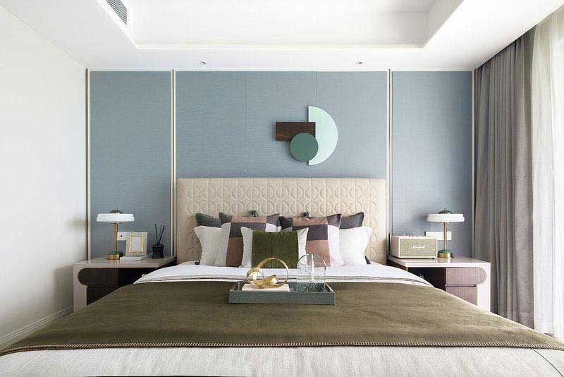 新居現(xiàn)代輕奢風(fēng)主臥效果圖 (2)