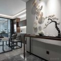 新中式家居樣板間玄關(guān)案臺(tái)