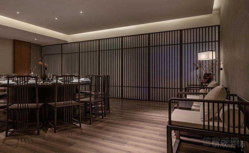 中式風(fēng)格辦公室會(huì)客包房