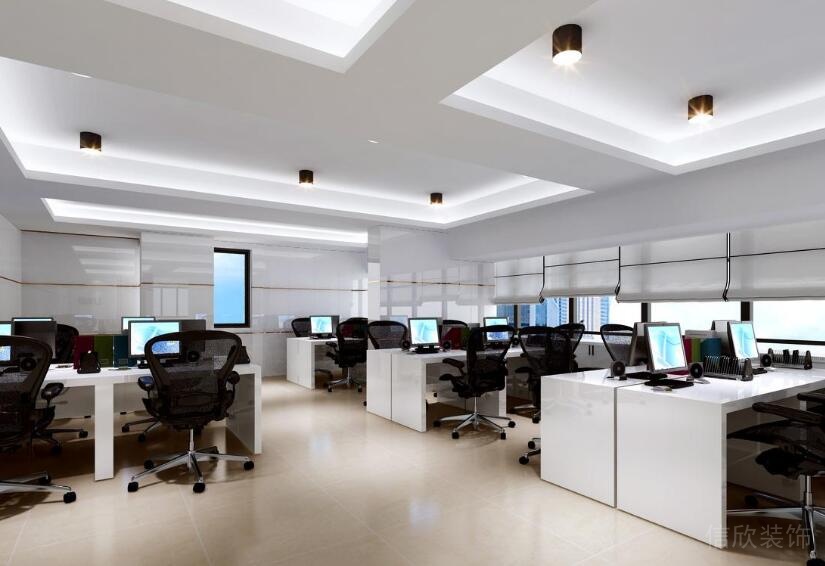 坪山辦公室裝修公共辦公區(qū)