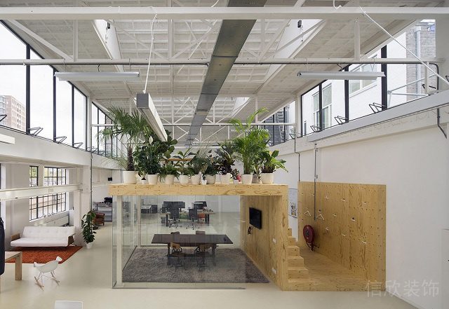 幾何線條裝修木質(zhì)會議室過道休息區(qū)辦公室大廳工業(yè)風(fēng)效果