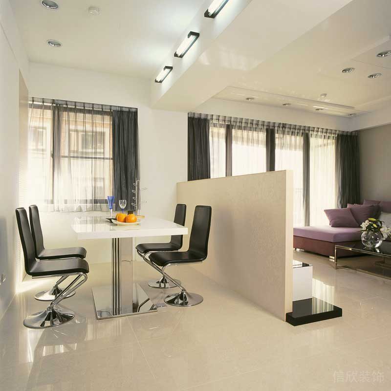 深圳寶安區(qū)現(xiàn)代風(fēng)格家庭簡單裝修實景圖餐廳