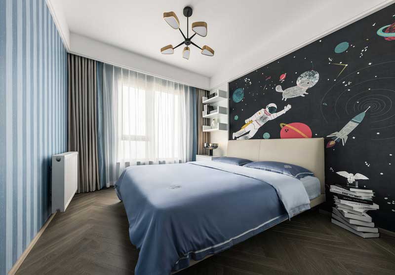 門深圳鹽田現(xiàn)代簡(jiǎn)約家居住宅裝修設(shè)計(jì)兒童房