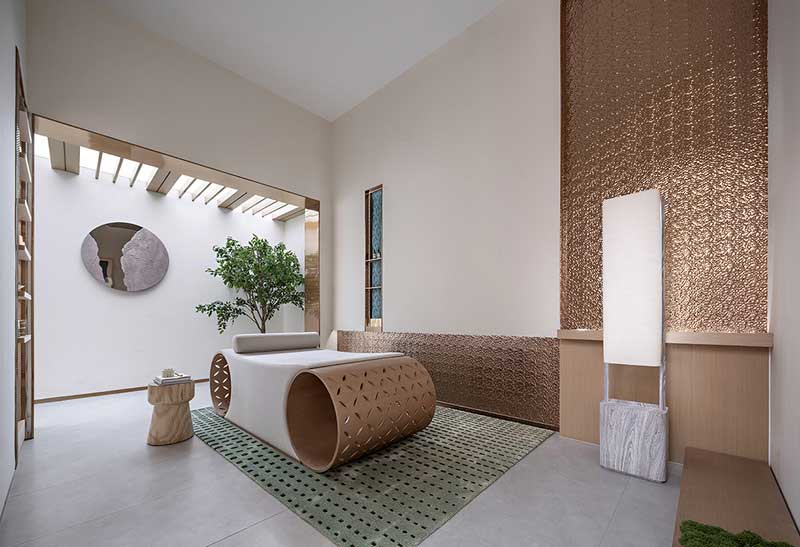 深圳南山區(qū)別墅裝修設(shè)計(jì)-負(fù)一層的理療房