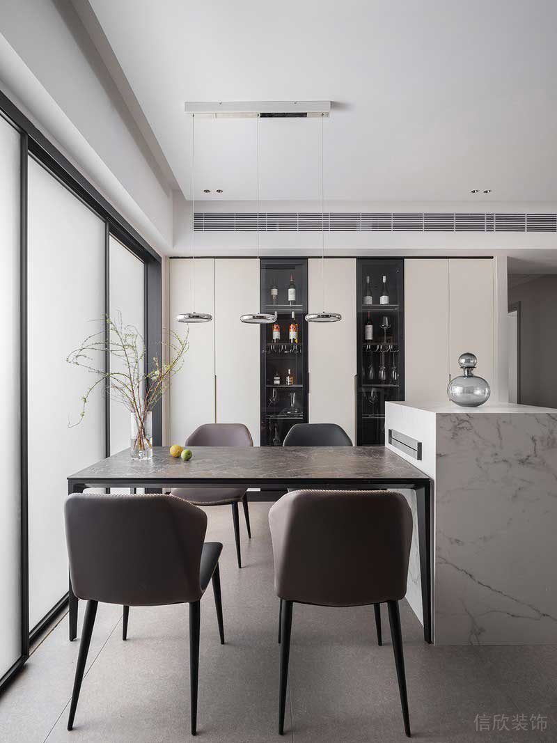 深圳龍崗北歐輕奢風(fēng)家庭新房裝修設(shè)計(jì)餐廳 深圳龍崗北歐輕奢風(fēng)家庭新房裝修設(shè)計(jì)餐廳