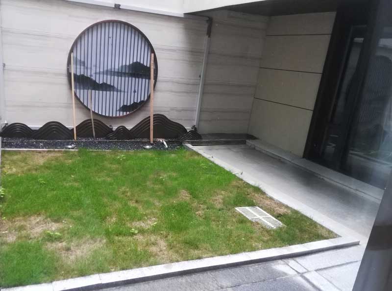 深圳鹽田區(qū)別墅裝修設(shè)計(jì)地下一層庭院