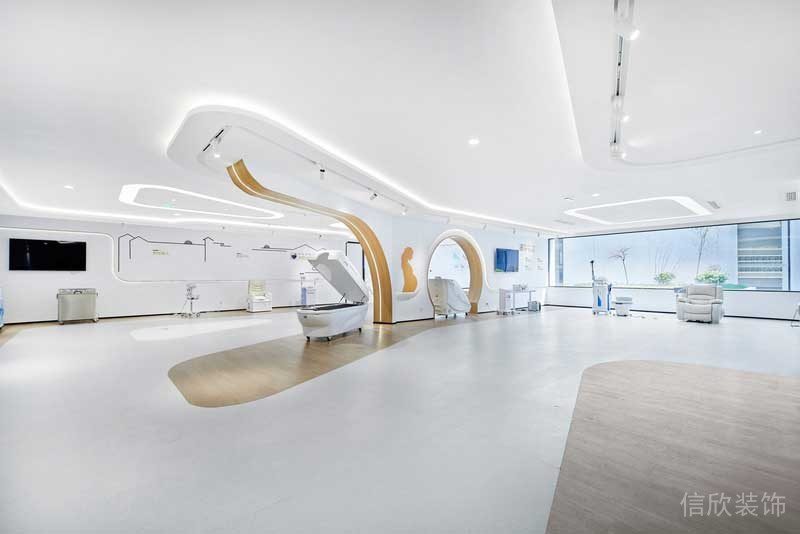 深圳龍華現(xiàn)代風(fēng)格大型辦公室裝修設(shè)計氛圍調(diào)性