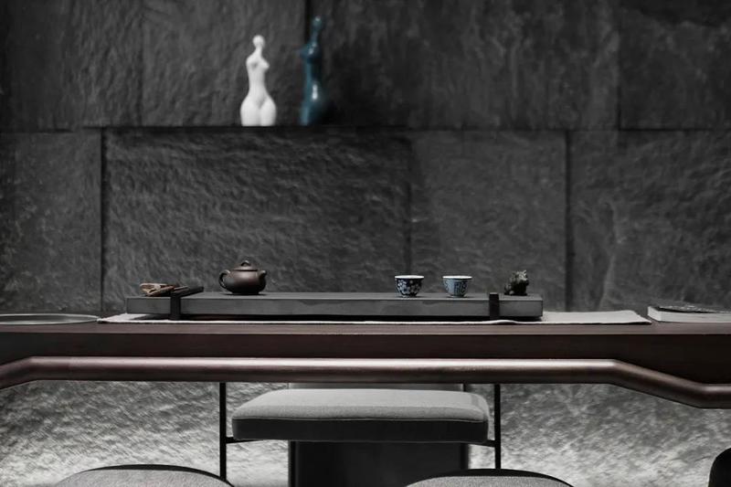 深圳鹽田極簡風(fēng)格家庭住宅裝修設(shè)計茶具