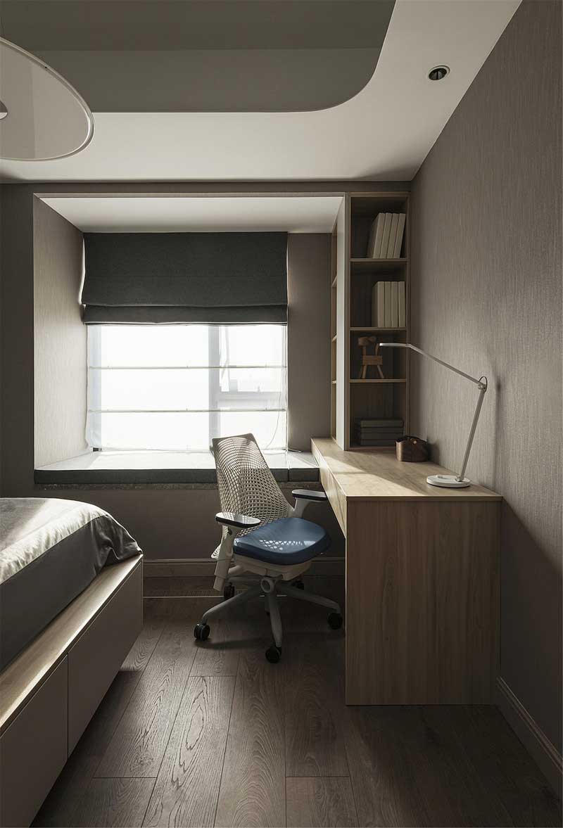 深圳羅湖現(xiàn)代古典混搭家裝裝修兒子房