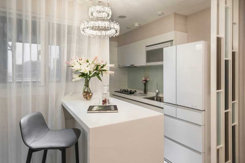 深圳鹽田區(qū)簡(jiǎn)歐風(fēng)格家居住房裝修設(shè)計(jì)吧椅