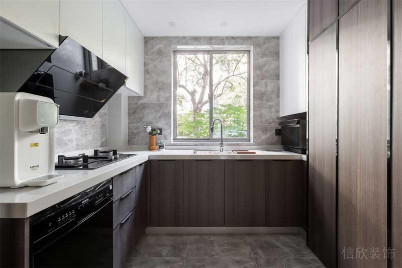 深圳羅湖區(qū)簡約風(fēng)小戶型裝修工程施工廚房