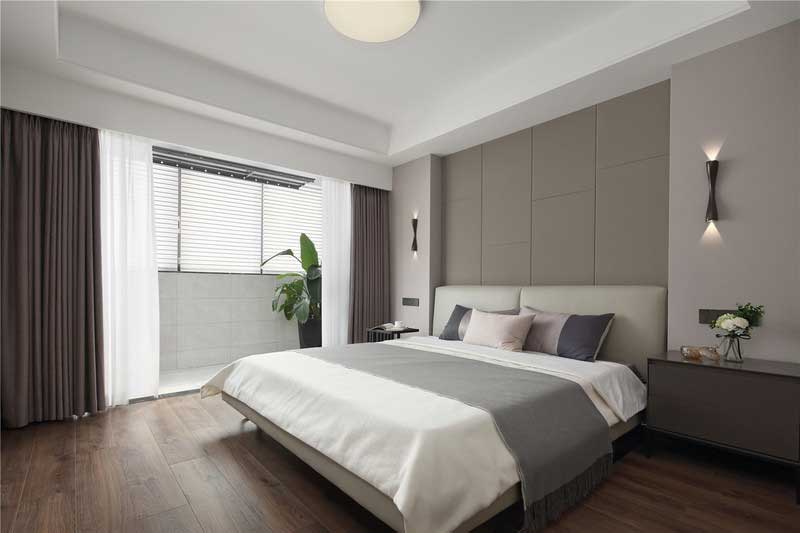 深圳寶安區(qū)現(xiàn)代簡約風(fēng)格灰色調(diào)家庭裝修圖片主臥 深圳寶安區(qū)現(xiàn)代簡約風(fēng)格灰色調(diào)家庭裝修圖片主臥