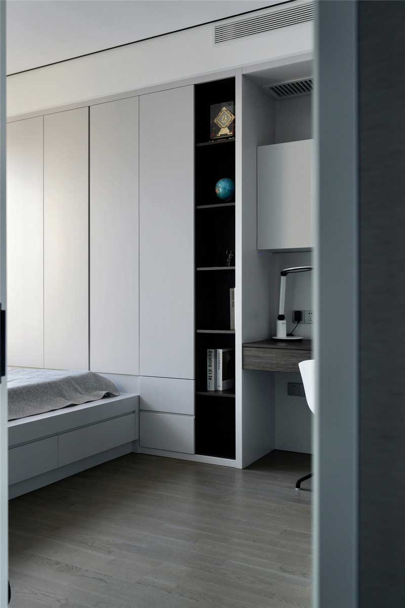 深圳龍華區(qū)2021年極簡(jiǎn)風(fēng)格新房裝修案例次臥 深圳龍華區(qū)2021年極簡(jiǎn)風(fēng)格新房裝修案例次臥