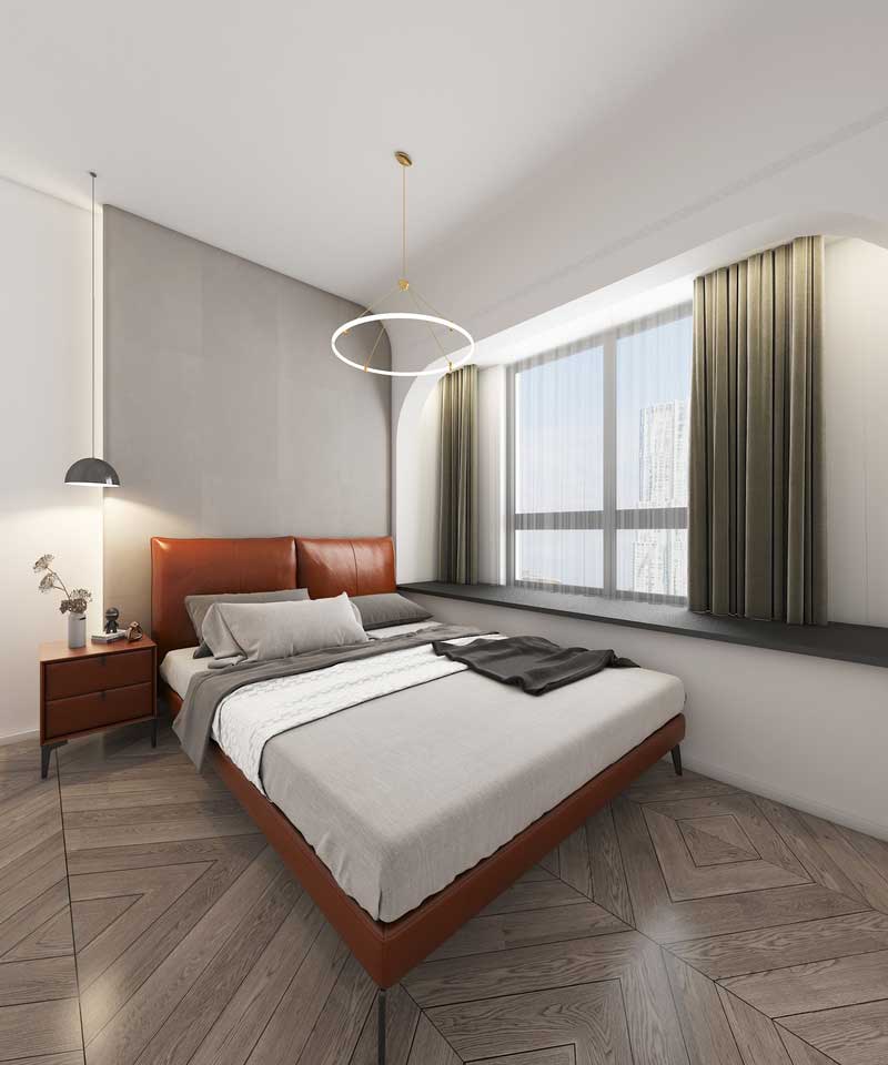 深圳碧桂園現(xiàn)代風(fēng)格樣板間裝修設(shè)計(jì)客房