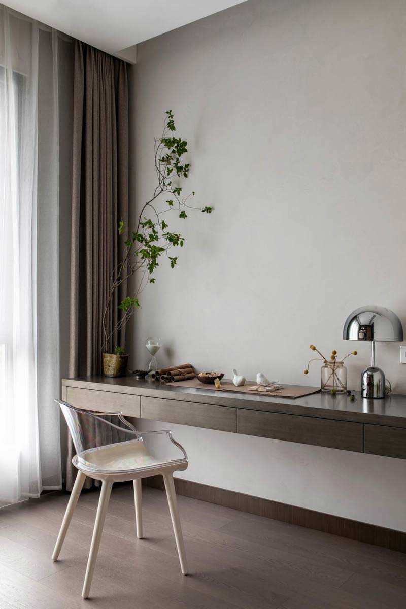 深圳羅湖區(qū)極簡風(fēng)80平方復(fù)式小戶型裝修設(shè)計書房 深圳羅湖區(qū)極簡風(fēng)80平方復(fù)式小戶型裝修設(shè)計書房