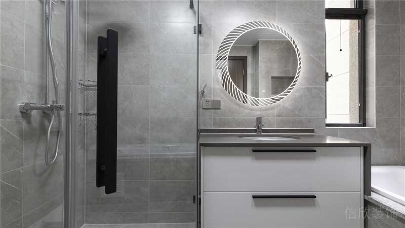 深圳南山新中式風(fēng)格家居裝修衛(wèi)生間