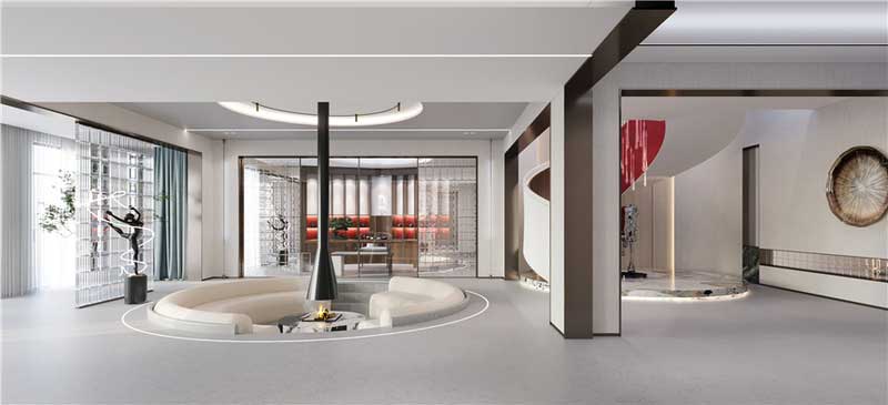 深圳福田區(qū)輕奢新中式住宅裝修施工實景圖接待區(qū) 深圳福田區(qū)輕奢新中式住宅裝修施工實景圖接待區(qū)