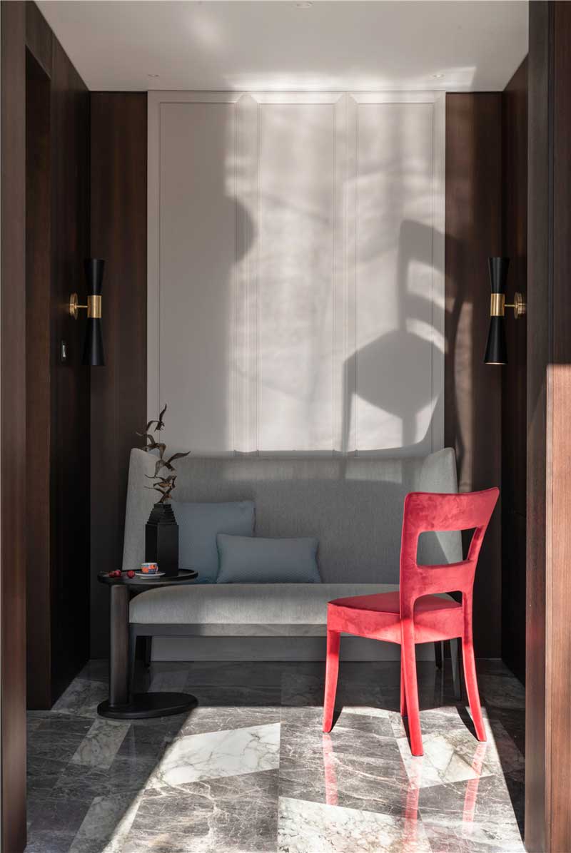 深圳寶安新中式田園風(fēng)別墅裝修休閑區(qū)