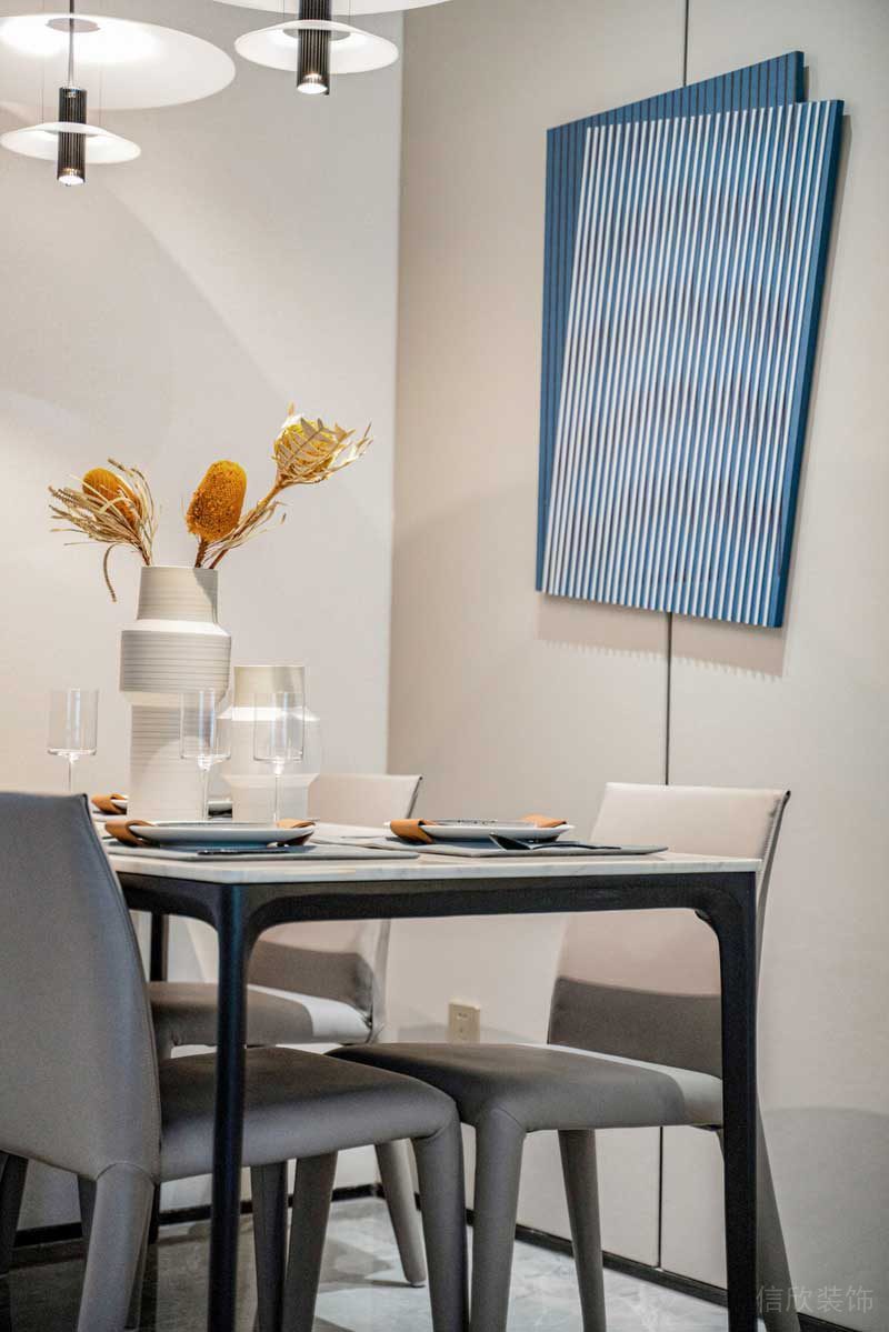 深圳寶安區(qū)現(xiàn)代風(fēng)格家裝豪華裝修設(shè)計(jì)餐廳