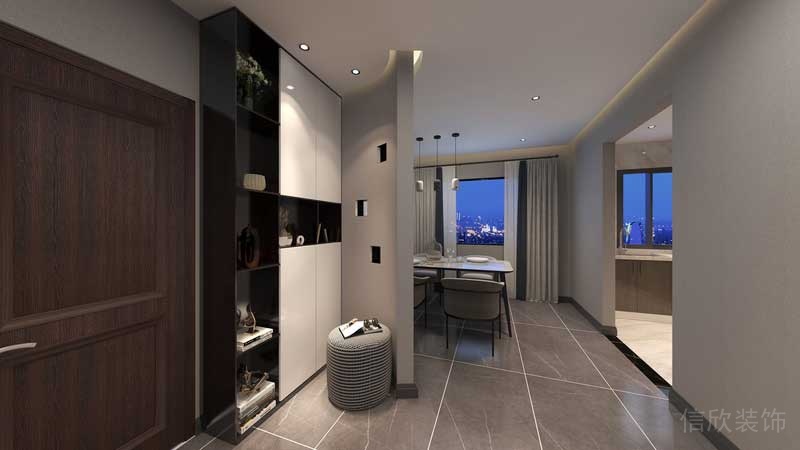 深圳羅湖區(qū)后現(xiàn)代家庭住房裝修設(shè)計方案鞋柜 深圳羅湖區(qū)后現(xiàn)代家庭住房裝修設(shè)計方案鞋柜