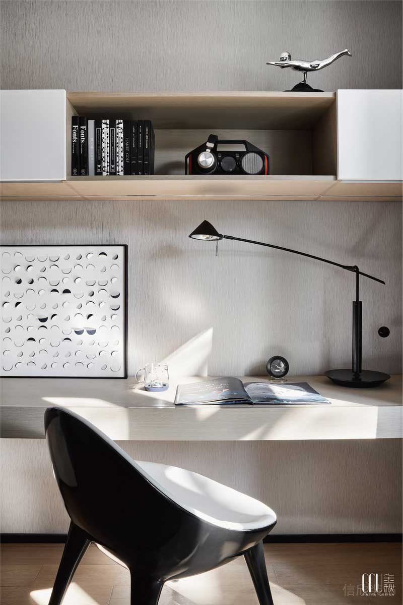 書房墻面壁掛式書柜設(shè)計圖