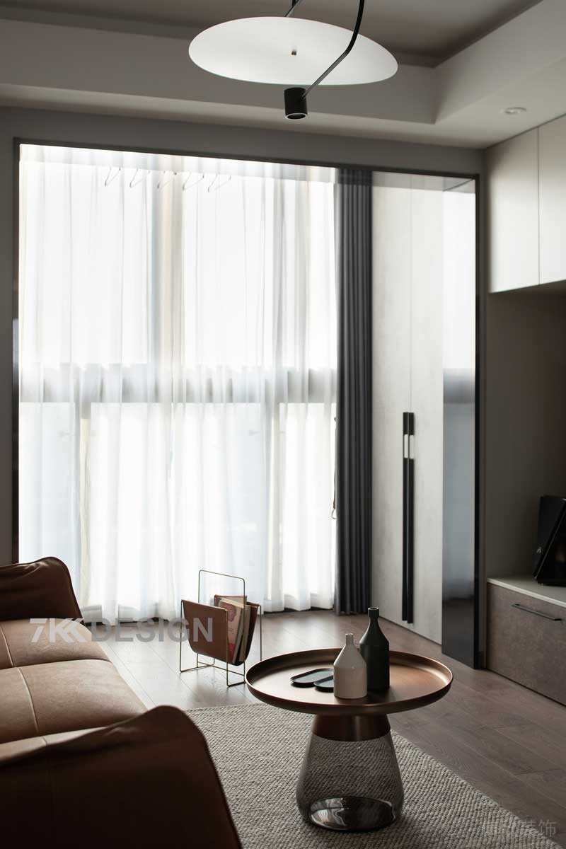 深圳福田區(qū)現(xiàn)代風格小戶型精裝修客廳茶幾