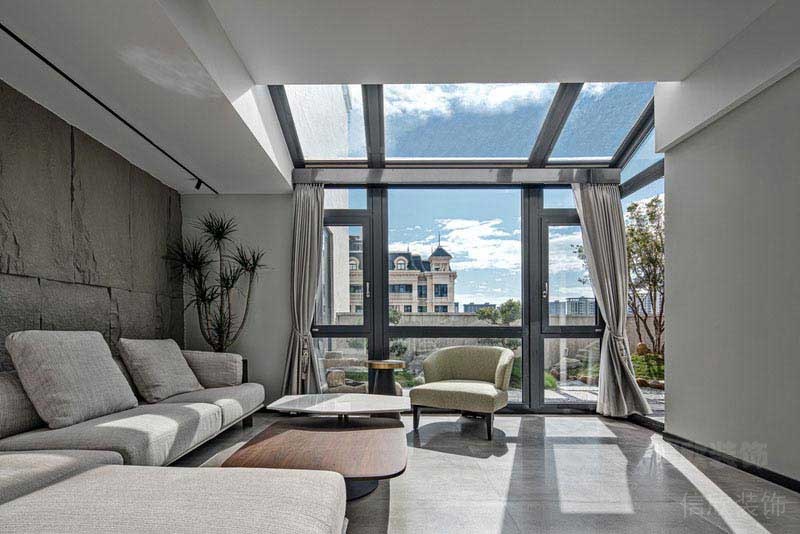 鏤空式天花玻璃天井開(kāi)放式陽(yáng)光設(shè)計(jì)工業(yè)風(fēng)裝修會(huì)議室