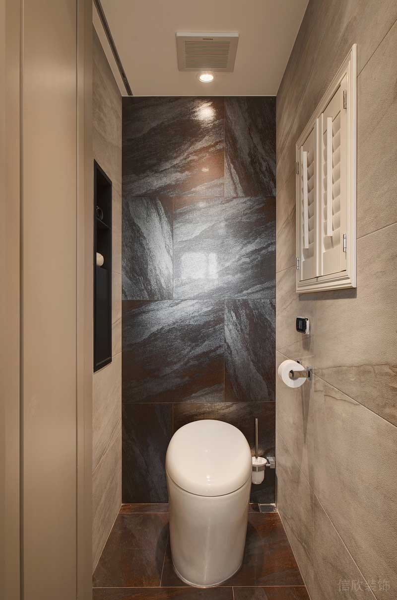 深圳福田區(qū)景田輕奢風(fēng)小戶型裝修設(shè)計衛(wèi)生間