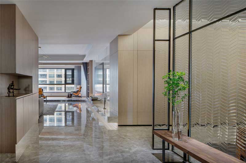 深圳羅湖現(xiàn)代簡約家庭裝修圖片玄關(guān)過道