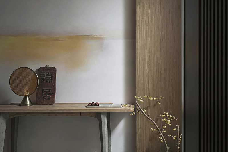 深圳羅湖現(xiàn)代古典混搭家裝裝修玄關(guān)