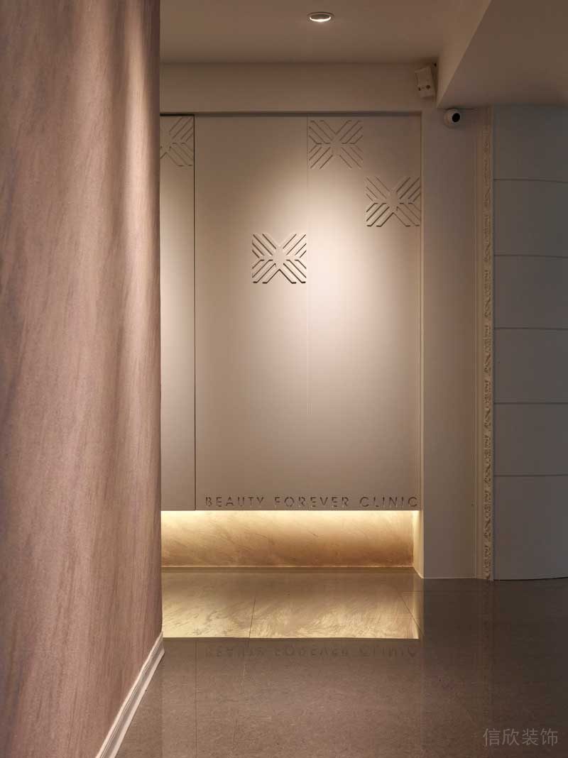 深圳南山西麗暖色調(diào)美式極簡家裝裝修柜板裝飾花紋