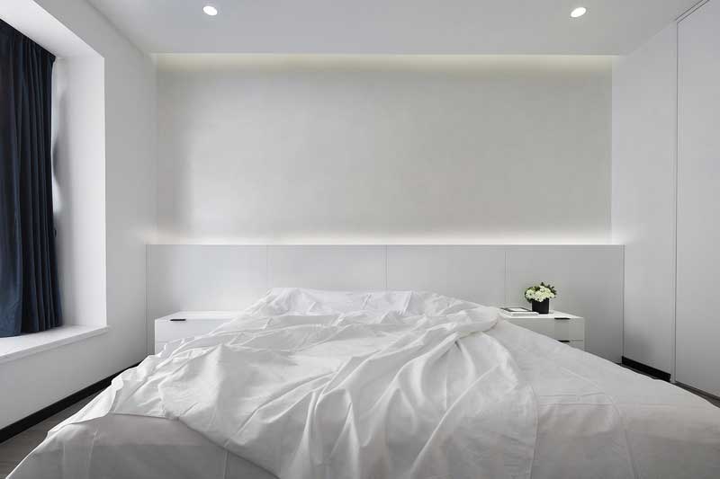 深圳龍崗區(qū)極簡風格大戶型家裝裝修設計圖客臥