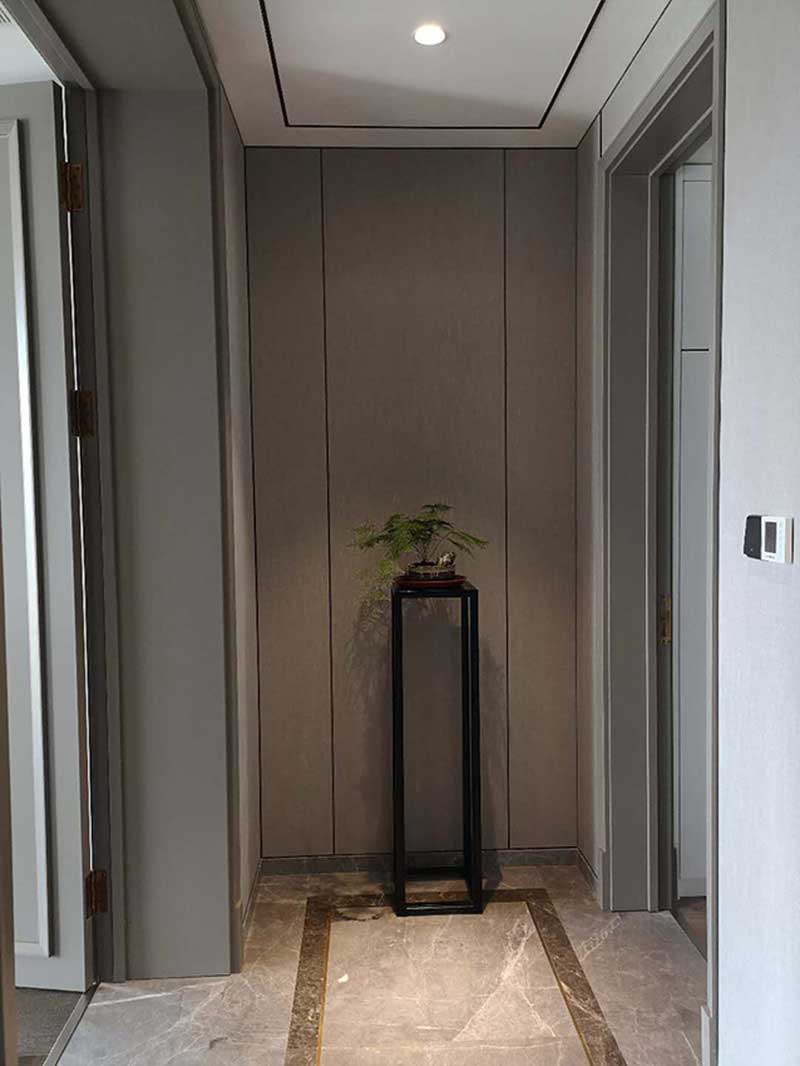 觀深圳南山新中式家居裝修設(shè)計圖過道景觀